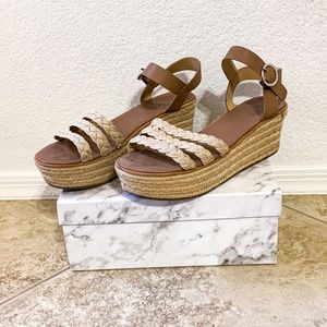 GAP Platform Espadrilles Sandals Size 10